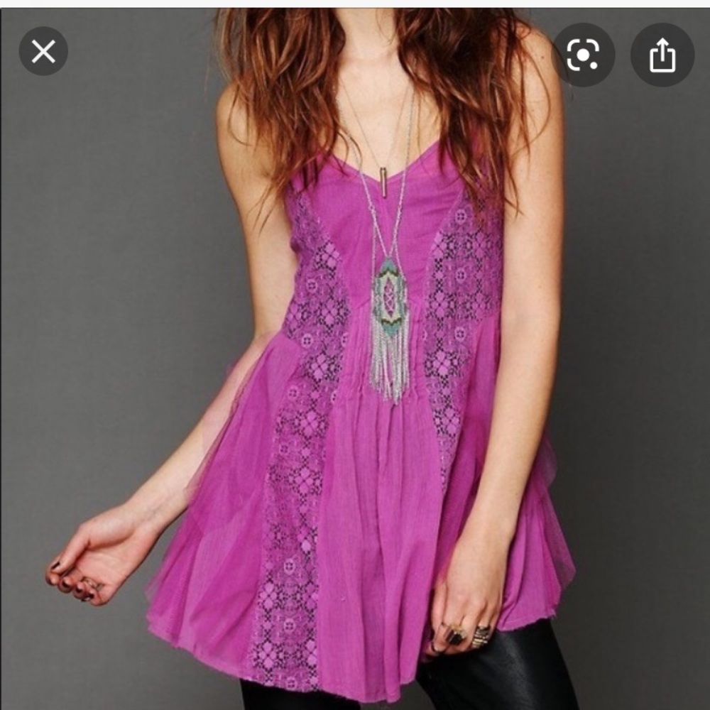 ISO free people tulle lace slip intimately